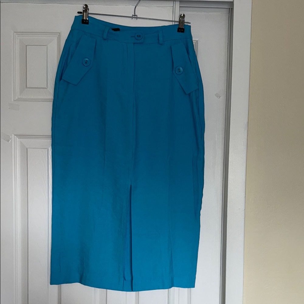 Elegant Blue Women's Skirt. Brazilian